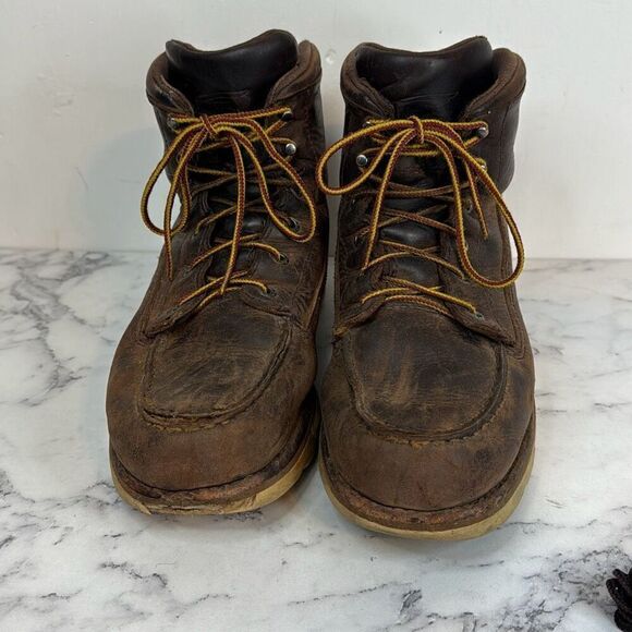 Red Wing Brown Moc Boots 8 - Picture 4 of 8